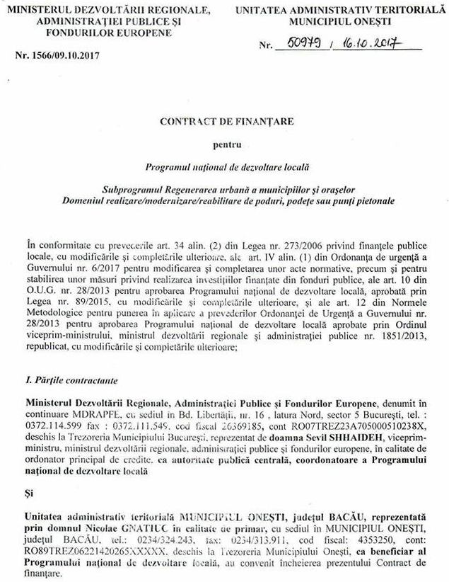 pod onești